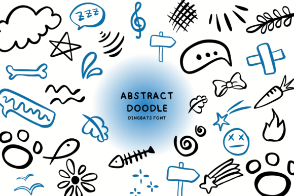 Abstract Doodle: A Versatile Font for Creative Web Design