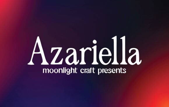 Azariella: A Timeless Blackletter Font for Digital Design