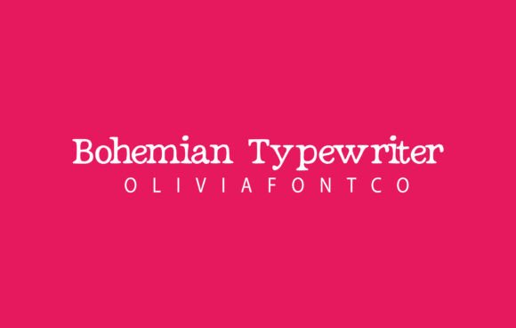 Bohemian Typewriter: A Serif Font for Creative Web Design
