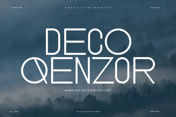 Deco Qenzor: A Timeless Sans Serif for Modern Branding