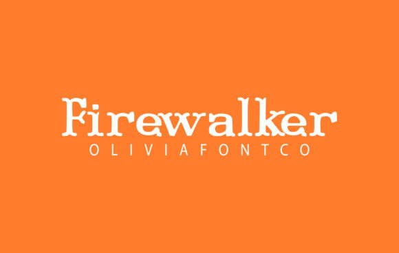 Firewalker: A Handwritten Font for Editorial Elegance