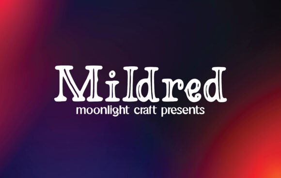 Font That Elevates Your Brand: Mildred