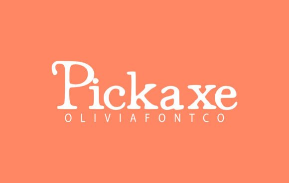 Pickaxe Font: A Serif Serenade for Editorial Design