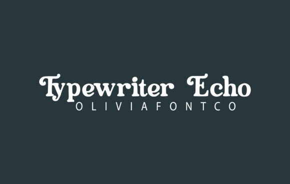 Typewriter Echo: A Romantic Handwritten Font for Creative Branding